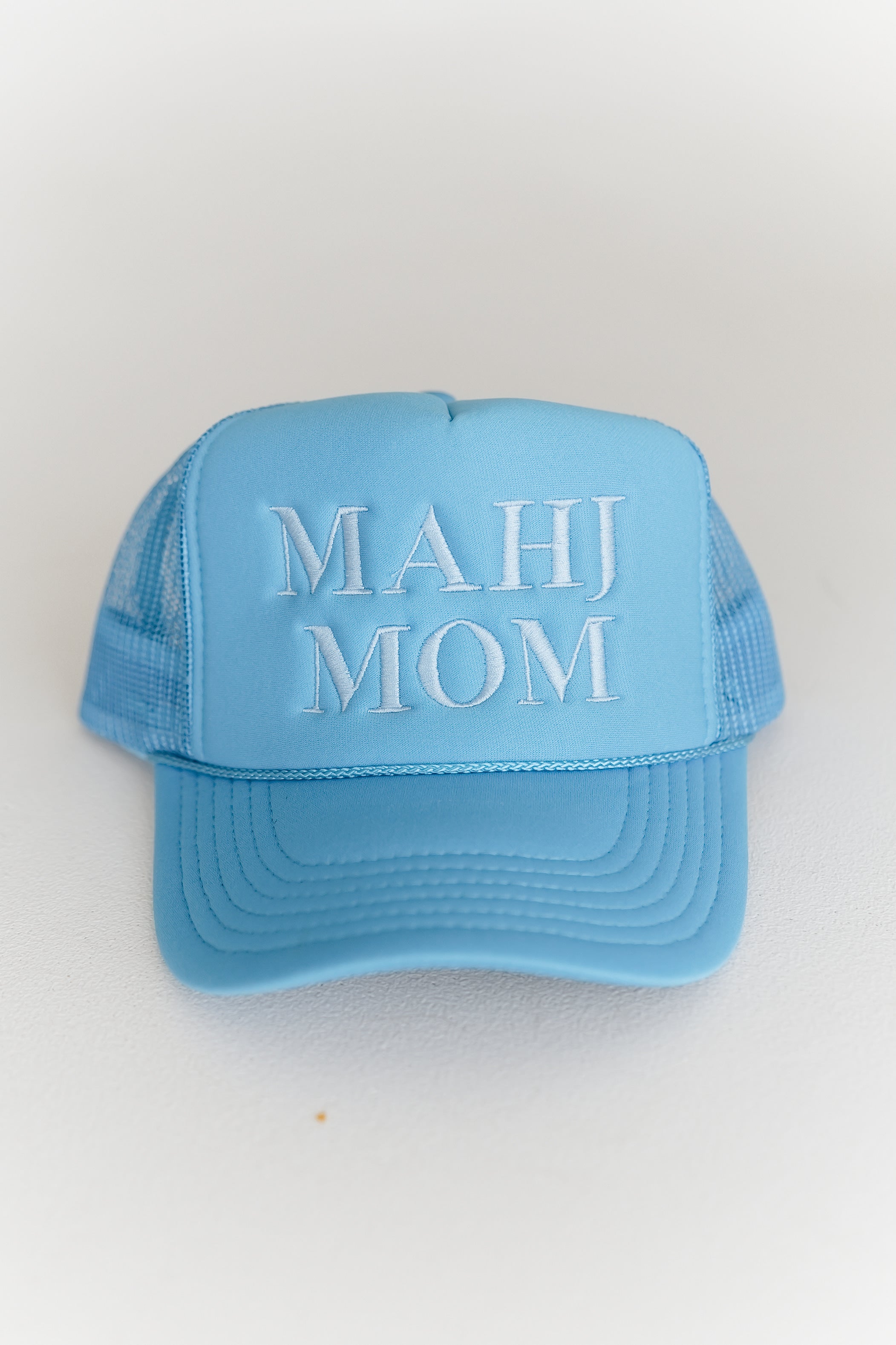 Blue Mahj Mom Mahjong Trucker Hat
